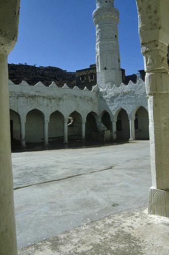 Courtyard of twelfth century Great Mosque, Jibla, Yemen
