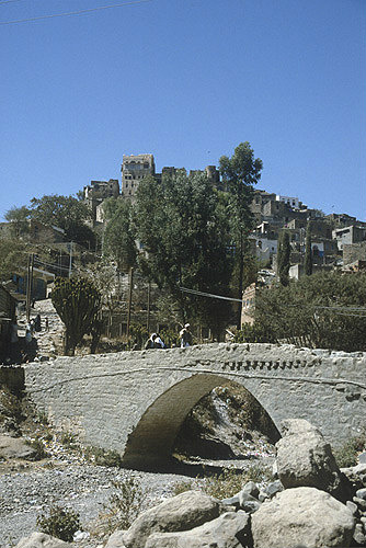 View from bottom of town, Jibla, Yemen