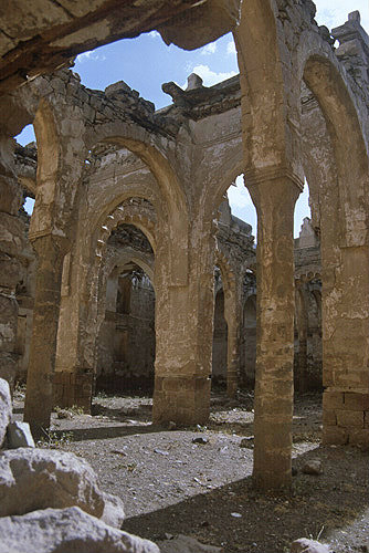 Ruined mosque, Hadda, near Sana