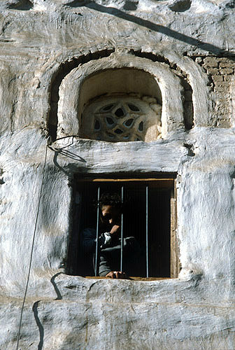 Window in house in  Sana