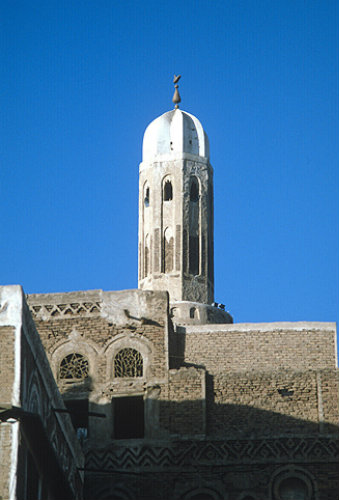 Salah ad Din mosque, 1390, minaret, Sana