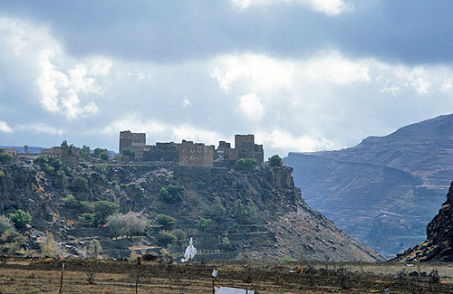 Mountain village near Sana