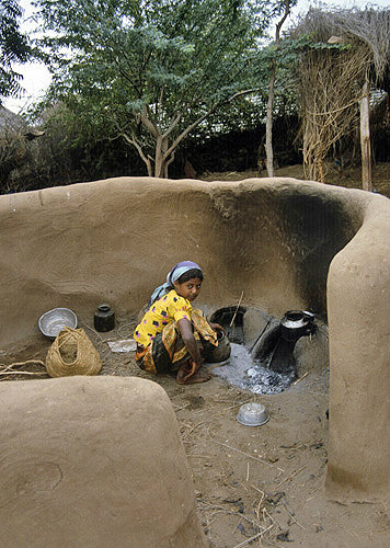 Woman in North African village, Tihama, Yemen