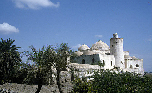 Mustafa Pasha Mosque, built 1554 by Mustafa Pasha, first Ottoman governor of Tilama region of Yemen, Zabid, North Yemen