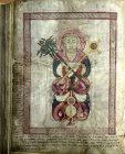The Lichfield Gospels otherwise known as the Chad Gospels or Book of Chad, 720-730 AD,  St Luke  page 218