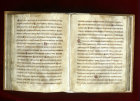 The Lichfield Gospels otherwise known as the Chad Gospels or Book of Chad, 720-730 AD pages 150-151