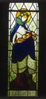 St Elizabeth of Hungary, 20th century stained glass, Church of St Audrey, Quantoxhead, Somerset, England, Great Britain