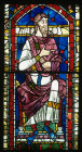 Aminadab prophet from the Great West Window in Canterbury 12th century