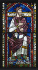 Amminadab father of Nahshon,  Great West Window Canterbury Cathedral 1178AD, Canterbury, Kent, England