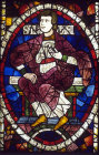 Salathiel Great West Window Canterbury Cathedral 1190, Canterbury, Kent, England