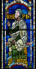 Joseph, Great West window, twelfth century, Canterbury Cathedral, Canterbury, Kent, England