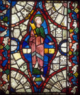 Lincoln Cathedral, St Peter,  13th century stained glass