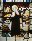 Creation of the Birds and Fishes 15th century Great Malvern Priory Worcestershire