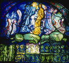 Adoration of Kings, 1980, designed by John Piper, Robinson College Chapel, Cambridge, England