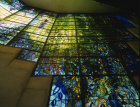 Light of the World, 1980, designed by John Piper, Robinson College Chapel, Cambridge, England