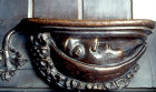 Misericord of man in the moon, fifteenth century, St Mary