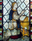 Kneeling knight, 1403, Church of St Chad, Prees, Shropshire, England
