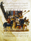 Standard bearers of the Caliph, from the Maqarat of al-Hariri, illustrated by al-Wasiti, 1237, ms arabe 5847, Bibliotheque Nationale, Paris