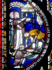 Passover Lamb, copy of thirteenth century panel, Chapel of Saints and Martyrs of our Time, Canterbury Cathedral, England