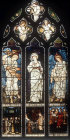 St Catherine window 1876, by Edward Burne-Jones, Christ Church Cathedral, Oxford, England