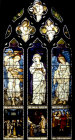 Saint Catherine window, Edward Burne-Jones, 1876, Christchurch Cathedral, Oxford, England