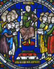 Joseph and his Brethren,  Poor Mans Bible Window no 1 panel 29, Canterbury Cathedral, Canterbury, Kent, England