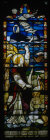 Creation of the Birds and Fishes in the West window St Edmundsbury Cathedral 20th century