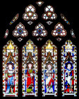 Apostles, north aisle, Sherborne Abbey, Dorset, England