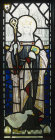 England, Little Missenden, Buckinghamshire, St Hilda of Whitby, restored window in north chapel Church of St John the Baptist