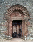 South door, twelfth century, Church of SS Mary and David, Kilpeck, Herefordshire, England