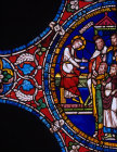 Daniel among the Elders panel 26 Bible Window number 2 North Quire Canterbury cathedral 13th century
