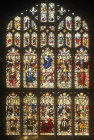 Tree of Jesse, window 2, twentieth century, St Edmundsbury Cathedral, Bury St Edmunds, Suffolk, England