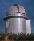 Isaac Newton telescope when located at Herstmonceux, Sussex, England