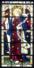 St Simon the Apostle, window 8, nineteenth century, south aisle, St Edmundsbury Cathedral, Bury St Edmunds, Suffolk, England