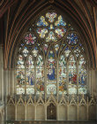 East window, fourteenth century, Lady Chapel, Exeter Cathedral, Devon, England