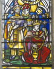 The Magi, east window, Lady Chapel, Exeter Cathedral, Exeter, England