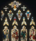 Four Courtenay Bishops, south nave aisle window no.1, twentieth century, Arthur Frederick Erridge, Exeter Cathedral, Devon, England