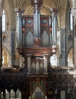 Organ, built by John Loosemore, 1665, Exeter Cathedral, Devon, England
