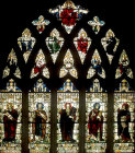 South nave aisle window no.3, nineteenth century, Powell, Exeter Cathedral, Devon, England