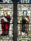 Samuel and David, nineteenth century, by Powell, window no 3, south nave aisle, Exeter Cathedral, Devon, England