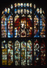 Last Judgement, west window 15, circa 1500, Church of St Mary, Fairford, Gloucestershire, England