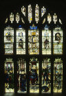 England, Fairford, Gloucestershire,  Church of St Mary, Judgement of David, window 14 circa 1500