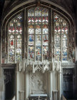 Musical window by John Prudde, circa 1447, Beauchamp Chapel, Warwick, Warwickshire, England