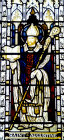 St Augustine, first archbishop of Canterbury, 597, nineteenth century, St Leodegar