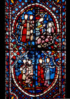 Four scenes from the Book of Tobit, 1240, from La Sainte Chapelle, Paris, now in the Victoria and Albert Museum, London, England