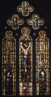 York Minster, the Thomas de Beneston Window 14th century stained glass