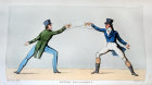 Modern Art of Fencing, by le Sieur Guzman Rolando, London, 1882, entire effacement
