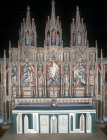 Reredos of high altar, Gloucester Cathedral, Gloucestershire, England