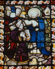 St Peter baptising Cornelius 1450AD  St Peter Mancroft Norwich