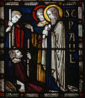 St Paul 1916-18 window by Herbert Hendrie St Peter Mancroft Norwich